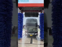 कोलोन 3ब्रश रोलओवर कार वाशिंग मशीन भारी वाहन वाशर के माध्यम से ड्राइव