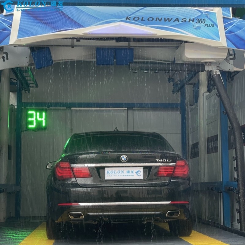 ऑटोमैटिक टच फ्री कार वाशिंग मशीन उपकरण KL-360 PLUS 22kw वाटर पंप 22kw फैन